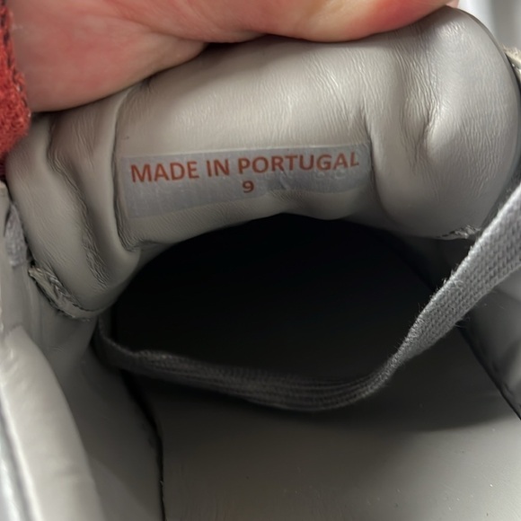 Italic Women’s Grey Cadence Lace up Lowtop Leather Sneakers size 9 - Picture 6 of 12